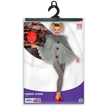 Poncho Clown di Halloween