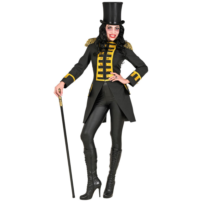 Giacca Pirata Nero Oro Donna