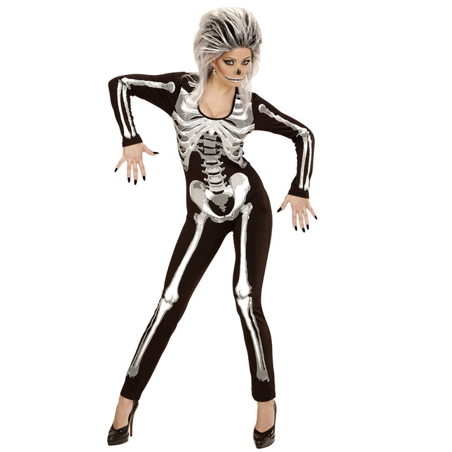 Tuta Halloween Donna Scheletro