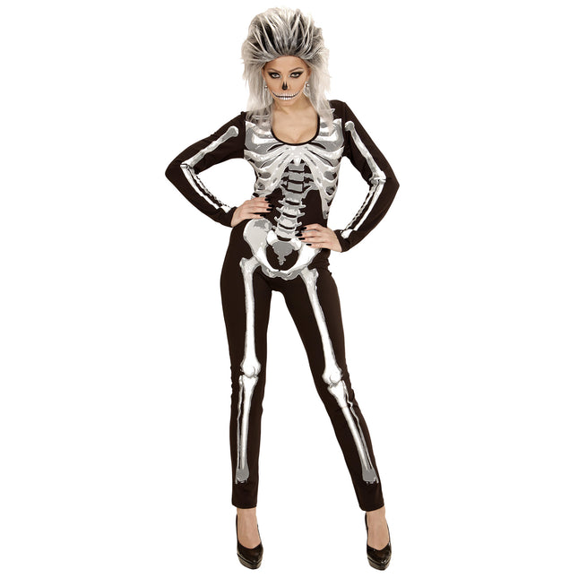 Tuta Halloween Donna Scheletro