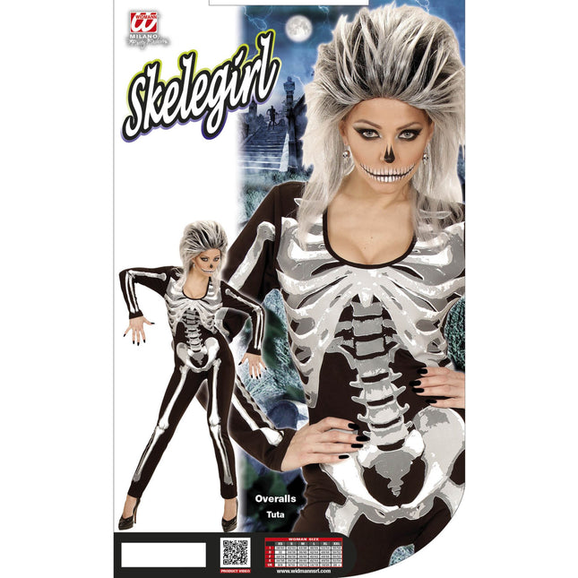 Tuta Halloween Donna Scheletro