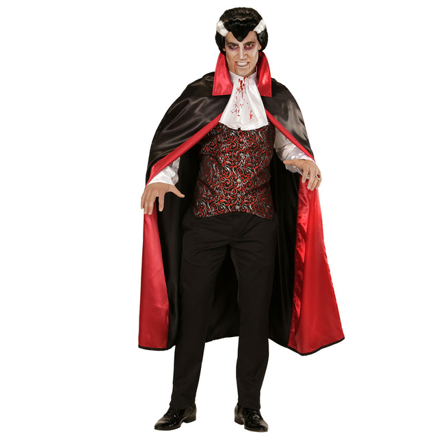 Costume di Halloween da vampiro rosso per uomo