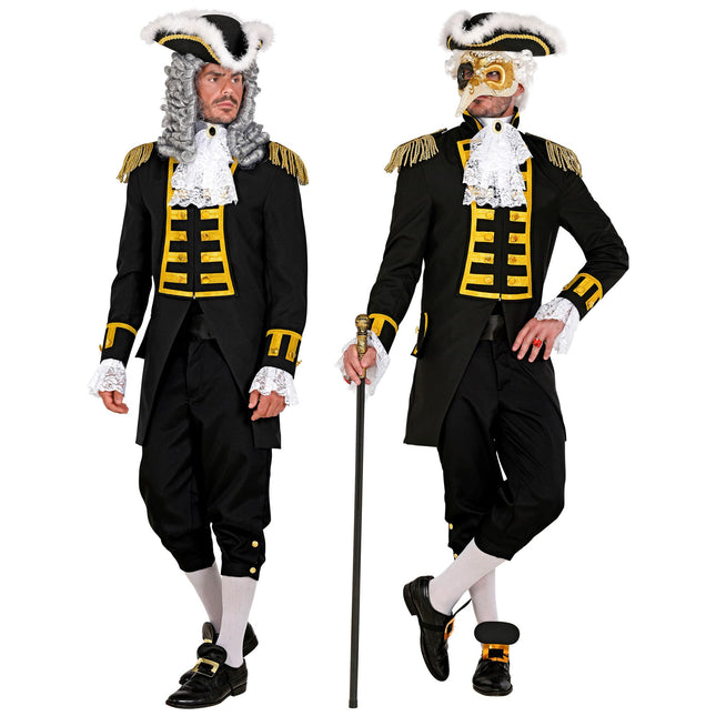 Giacca Pirata Uomo Nero
