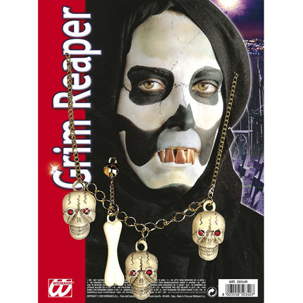 Set di accessori per Halloween Scheletro 2 pezzi