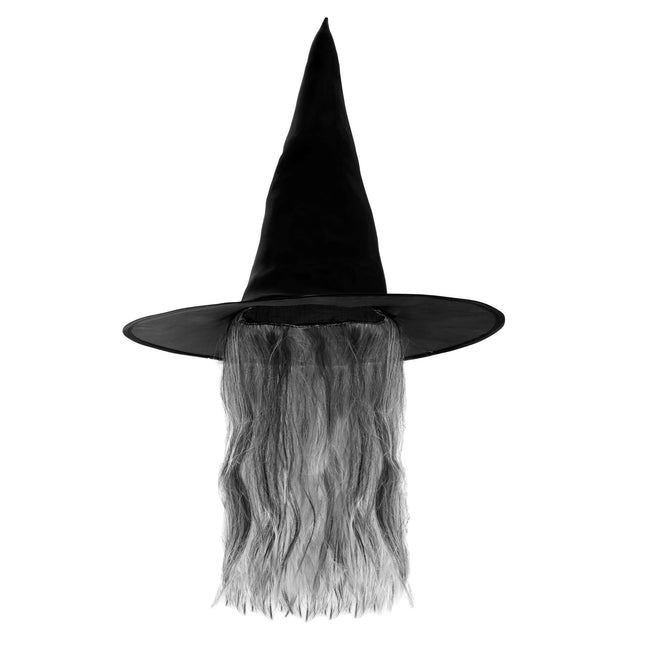 Cappello da strega di Halloween con capelli