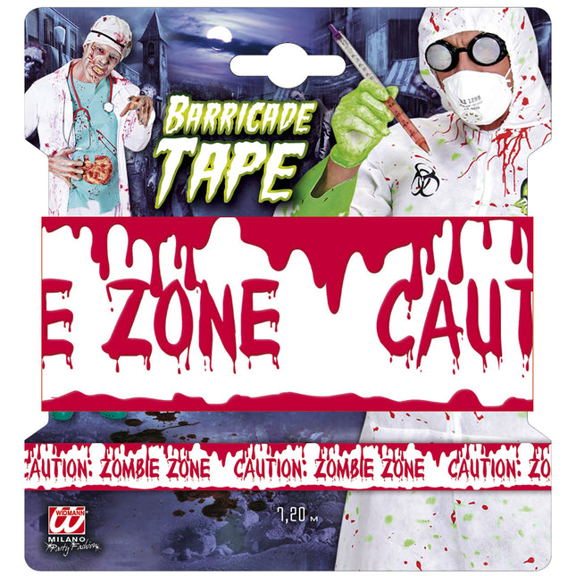 Nastro di Halloween Zona Zombie 7,2 m