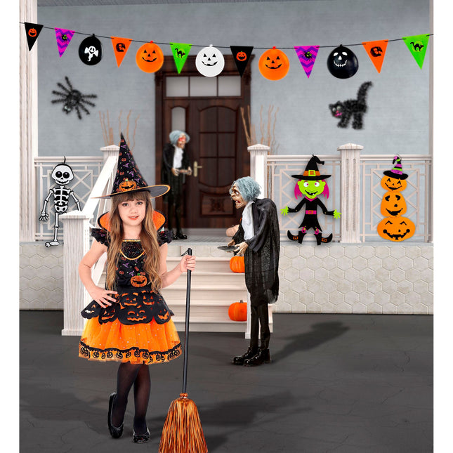 Ghirlanda di Halloween colorata 3,6 m