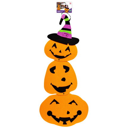 Decorazione murale di Halloween Zucca 60 cm