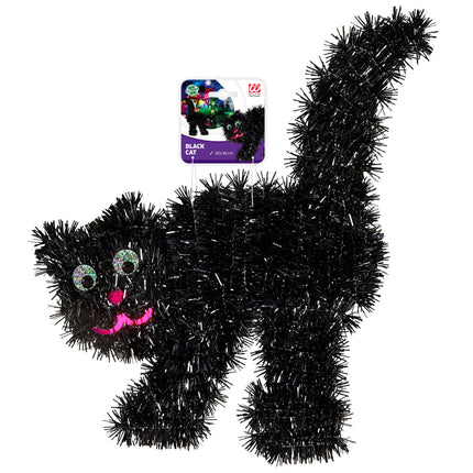 Decorazione appesa di Halloween Gatto nero 36 cm