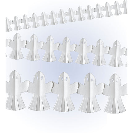 Ghirlanda di Halloween Fantasma ignifuga 3m