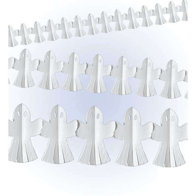 Ghirlanda di Halloween Fantasma ignifuga 3m