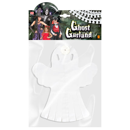 Ghirlanda di Halloween Fantasma ignifuga 3m