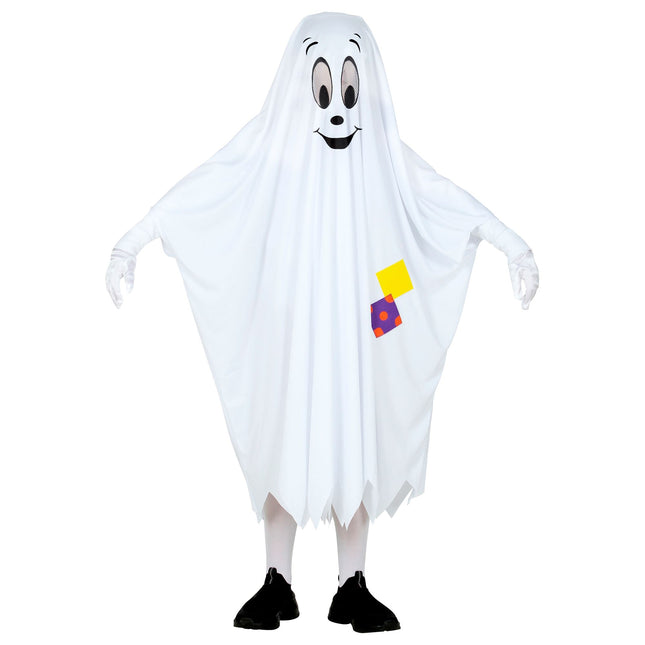 Costume di Halloween da fantasma bianco per bambino