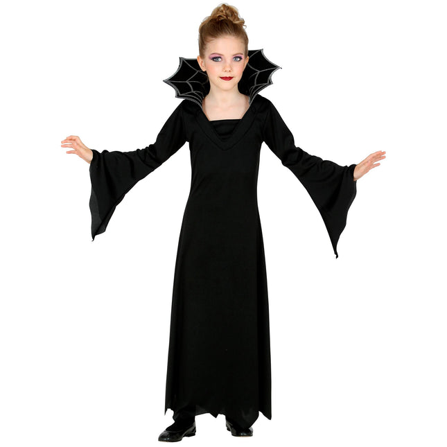 Vestito di Halloween Nero Ragazza Vampiro 2 pezzi