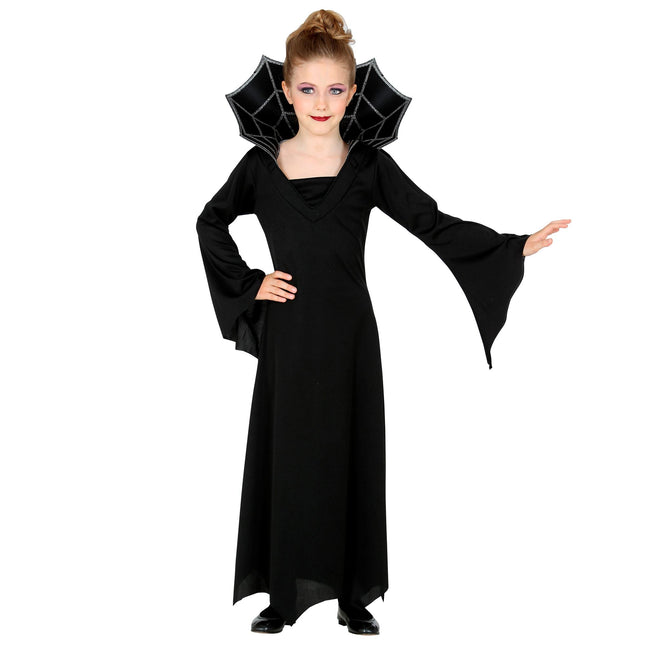 Vestito di Halloween Nero Ragazza Vampiro 2 pezzi