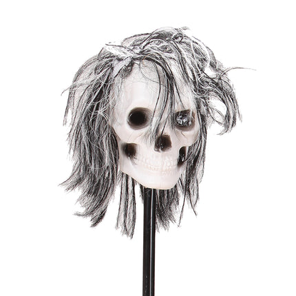Teschio Voodoo del personale di Halloween