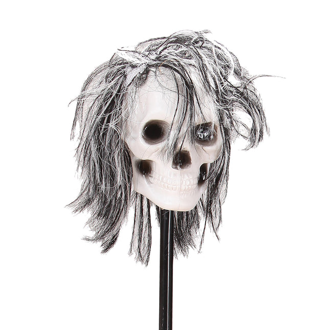 Teschio Voodoo del personale di Halloween