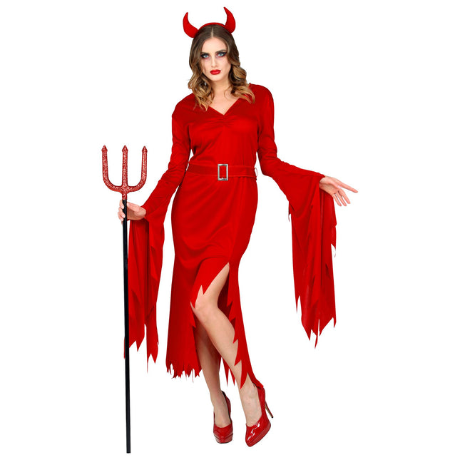 Vestito di Halloween Diavolo Rosso 2 pezzi