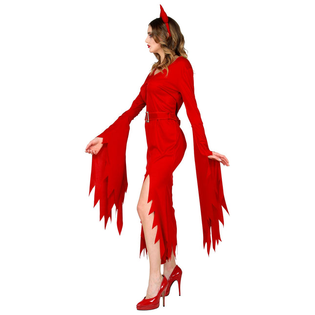 Vestito di Halloween Diavolo Rosso 2 pezzi