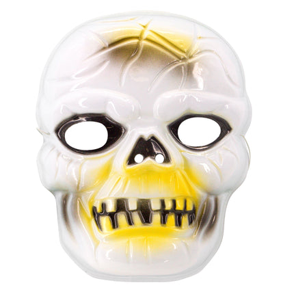 Maschera di Halloween Teschio Bianco in plastica