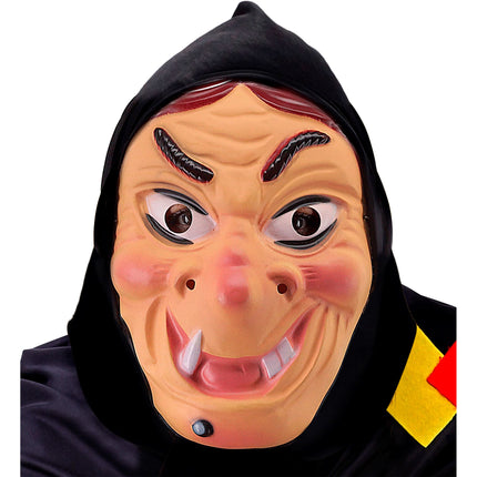 Maschera di Halloween Strega Nera con Foulard