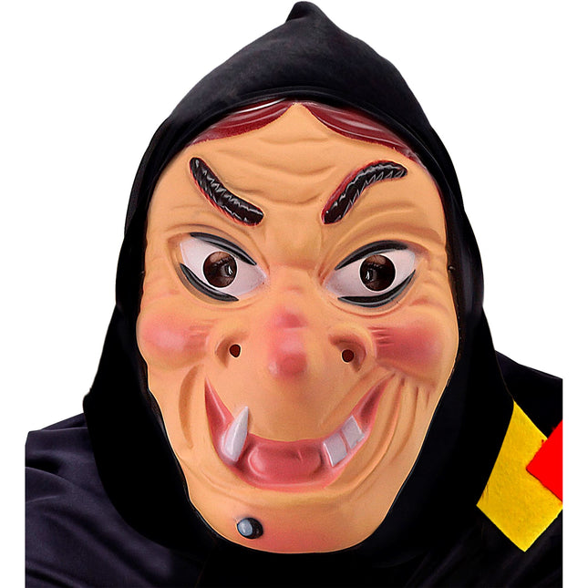 Maschera di Halloween Strega Nera con Foulard