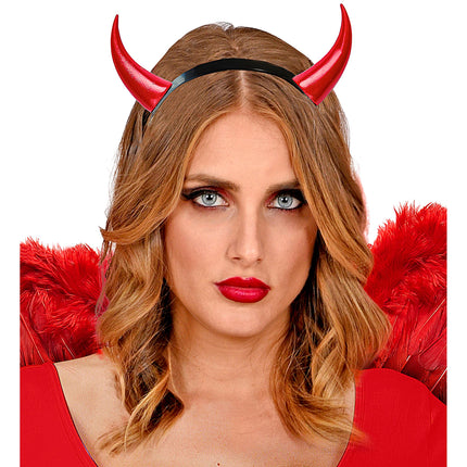 Cerchietto di Halloween con corna da diavolo