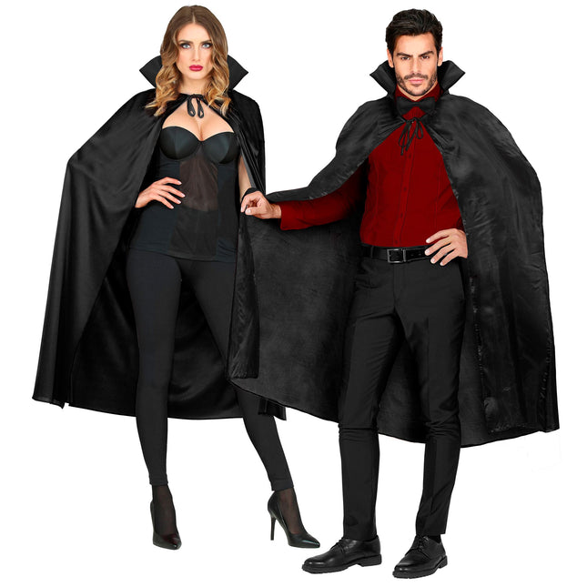 Capo di Halloween nero con colletto 1,3 m