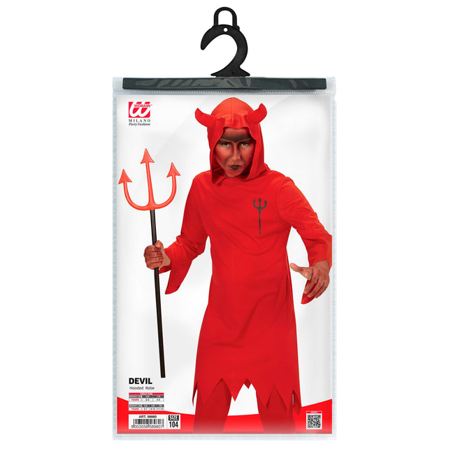 Costume Halloween Diavolo Rosso Ragazzo