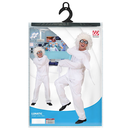 Costume Halloween Uomo Bianco Pazzo