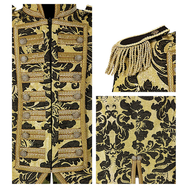 Giacca Circus Nero Oro Donna