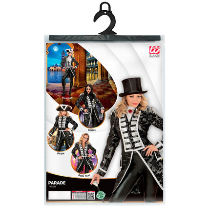 Giacca Circus Nero Argento Donna