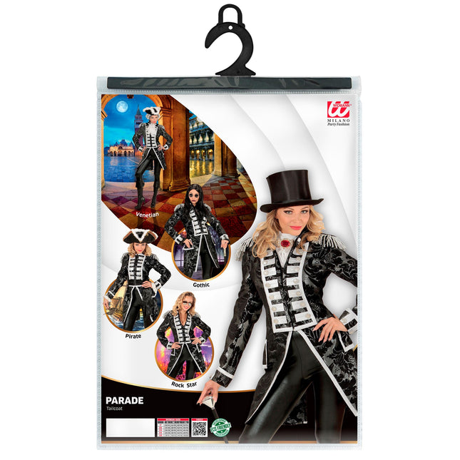 Giacca Circus Nero Argento Donna