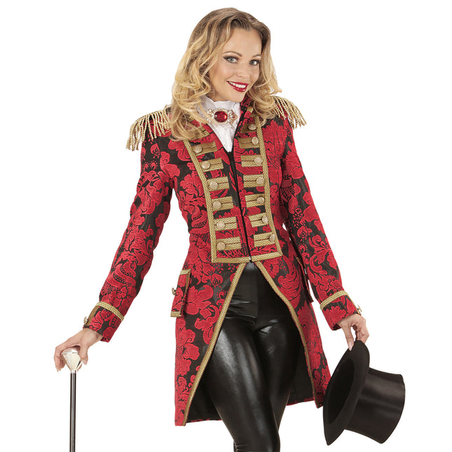 Giacca Circus Rosso Oro Donna