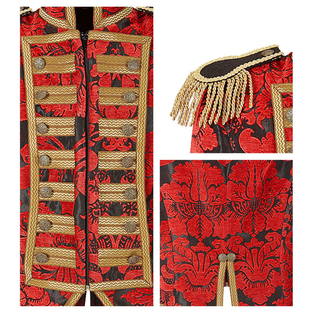 Giacca Circus Rosso Oro Donna