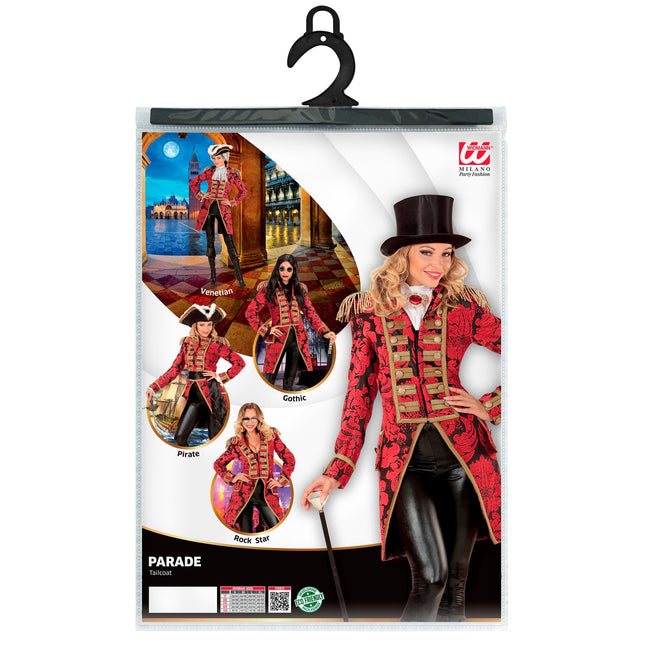 Giacca Circus Rosso Oro Donna