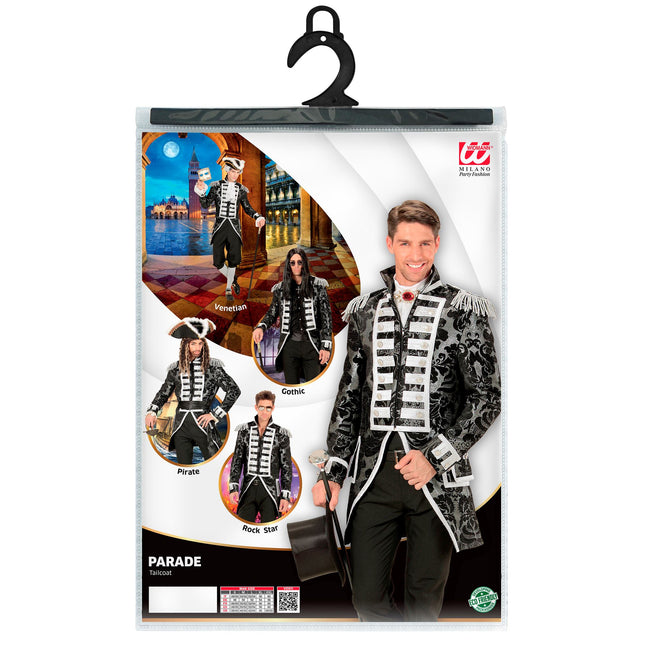 Giacca Circus Nero Argento Uomo
