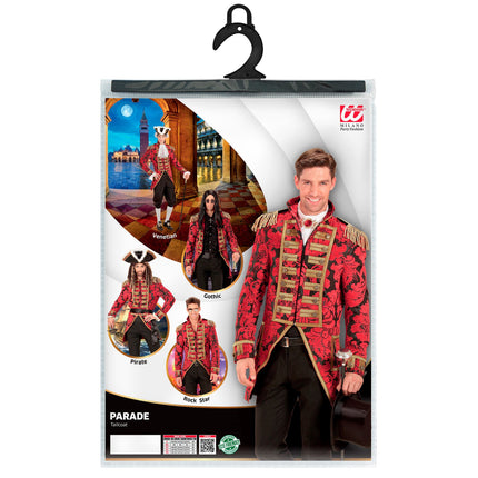 Giacca Circus Rosso Oro Uomo