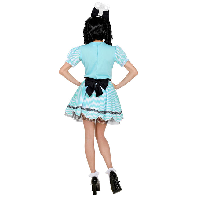 Vestito di Halloween Bambola da donna blu