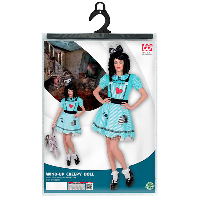 Vestito di Halloween Bambola da donna blu