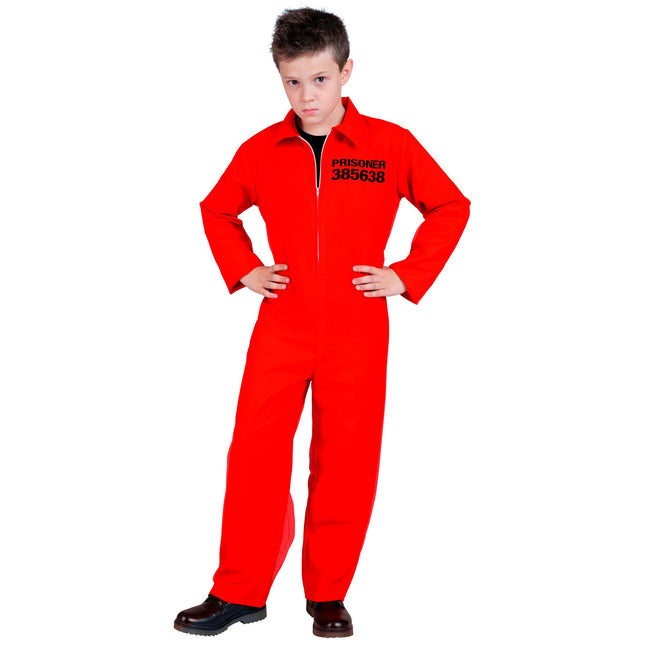 Costume di Halloween da ragazzo prigioniero