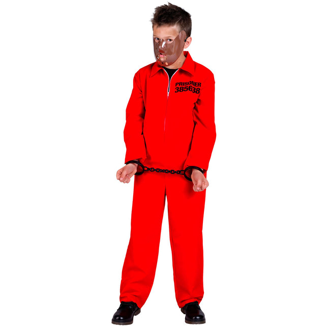 Costume di Halloween da ragazzo prigioniero