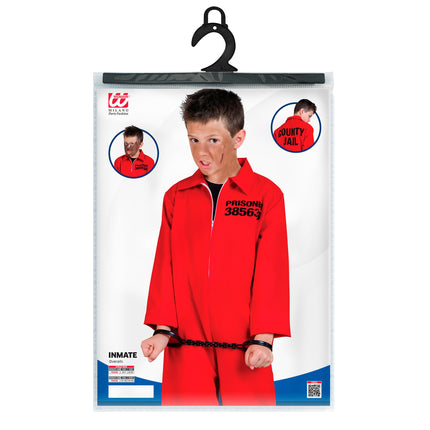 Costume di Halloween da ragazzo prigioniero