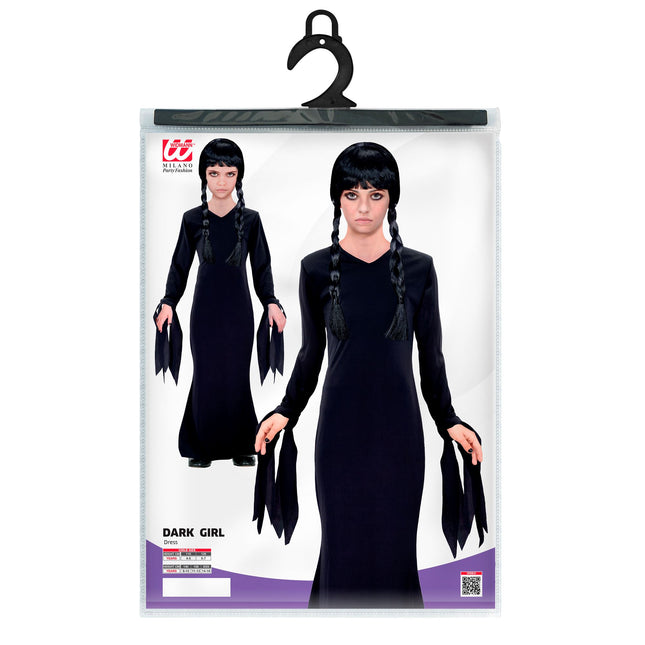 Vestito di Halloween Ragazza Nera