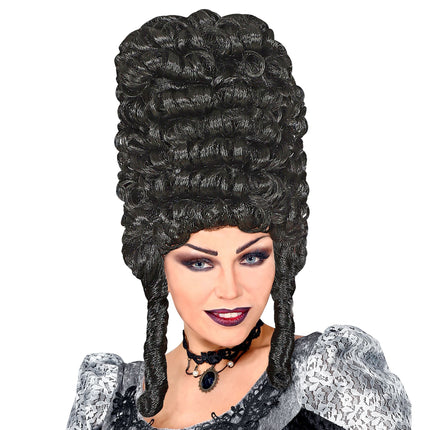 Parrucca Halloween Gotica Nera