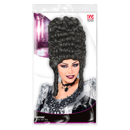 Parrucca Halloween Gotica Nera