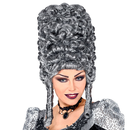 Parrucca Halloween Gotica Grigia