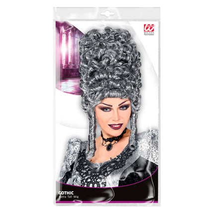 Parrucca Halloween Gotica Grigia
