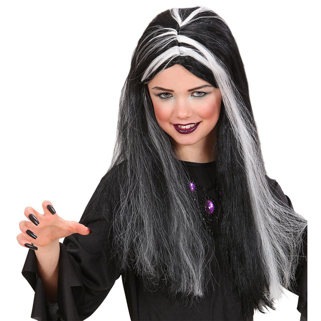 Parrucca di Halloween da strega per bambini