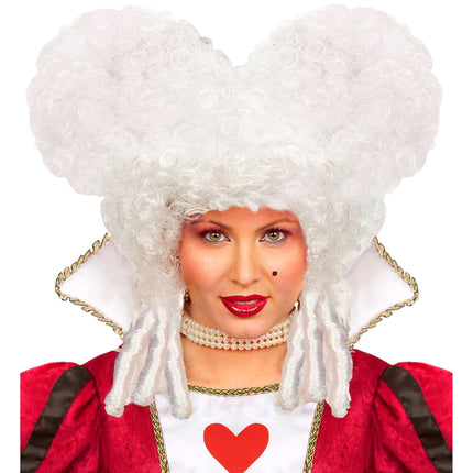 Parrucca Halloween Bianca Barocca